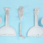 Messerschmitt Bf 109E Landing Gear (AX, MPC)  (1973 mold)