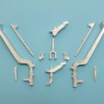 F2A-1/2, Model 239, 339C/D/E Buffalo Landing Gear (SpH)