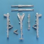 Mirage 2000 Landing Gear (Heller, Edu)